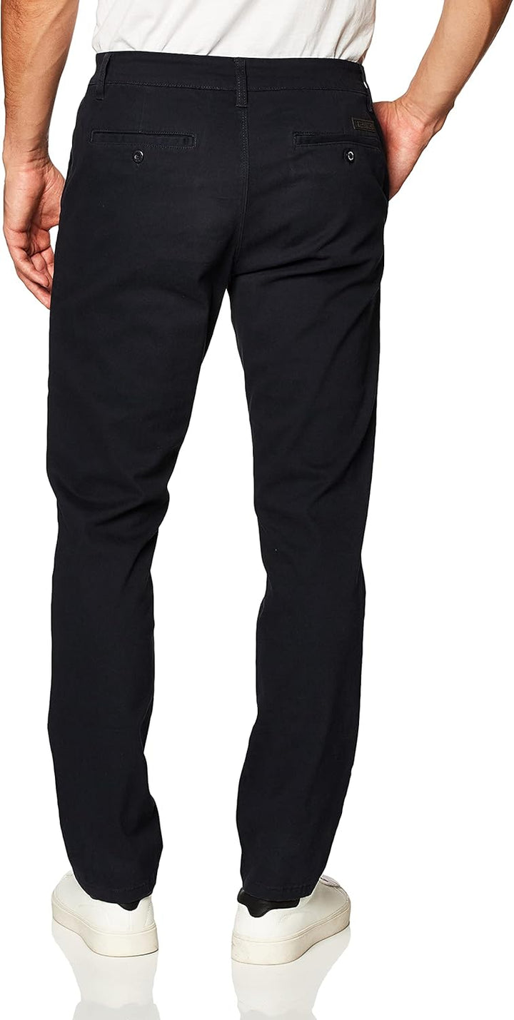 Southpole Herren Flex Stretch Basic Lange Chinohose Lässige Hose 32W / 32L New Navy (Neu), 32W / 32L