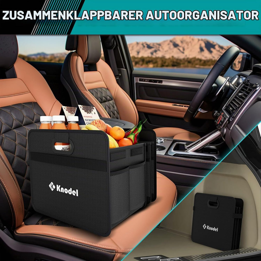 K KNODEL Kofferraum Organizer, klappbarer Kofferraum-Speicher, Automobilkonsolen und Organizer, Koff