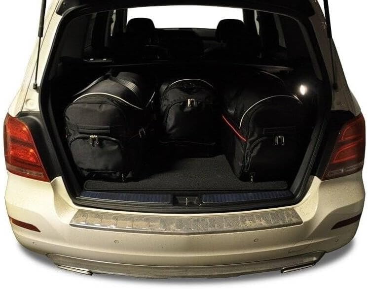 KJUST Kofferraumtaschen 4 stk kompatibel mit MERCEDES-BENZ GLK X204 2008-2015
