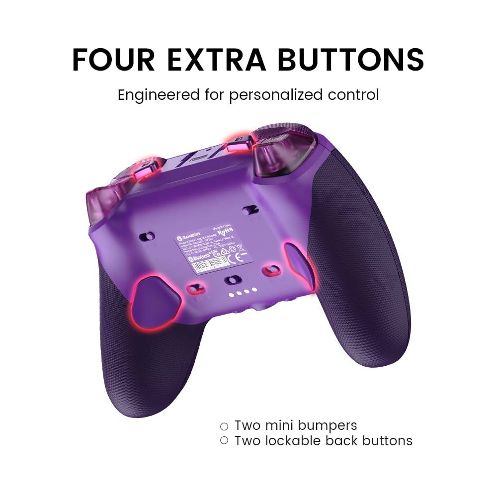 GameSir G7 Pro Xbox Controller Kabel/PC Wireless, TMR, 1000Hz, Lila