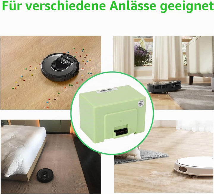 4000mah Lithium-Ionen Ersatzakku für i Robot Roomba e und i Serie i7/i7+ i4/i4+ i3/i3+ e5 e6 i7158 i