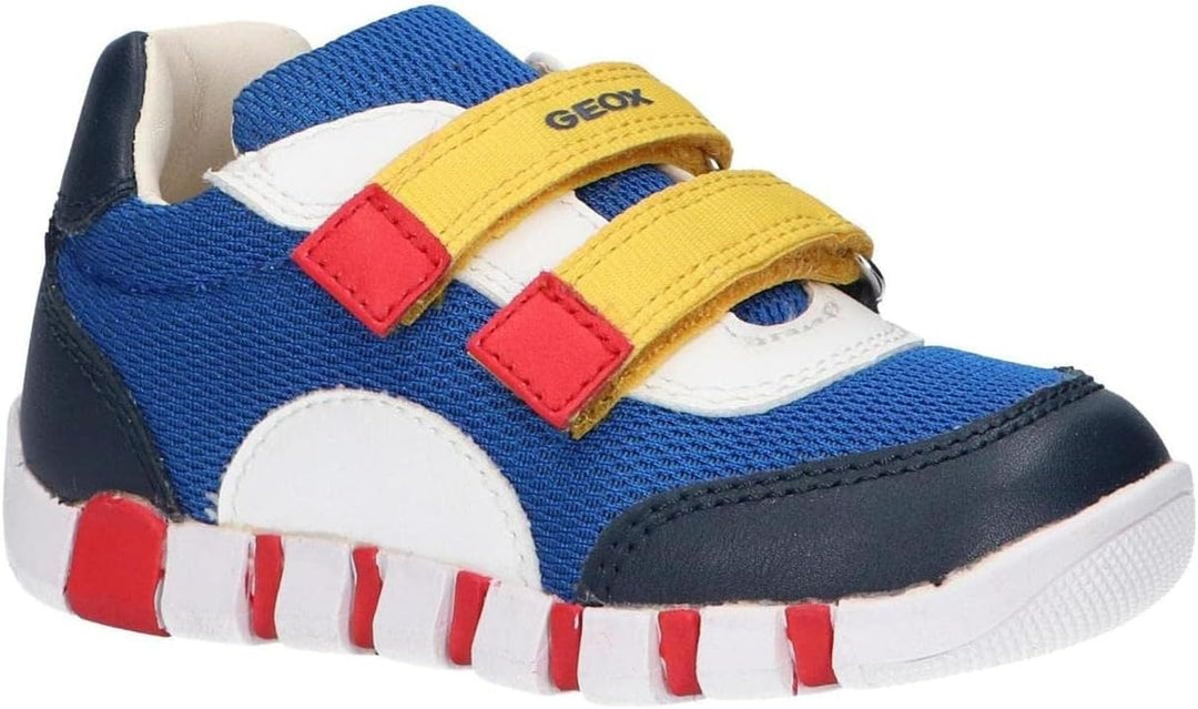 Geox Jungen B Iupidoo Boy First Walker Shoe 24 EU Royal Navy, 24 EU Royal Navy