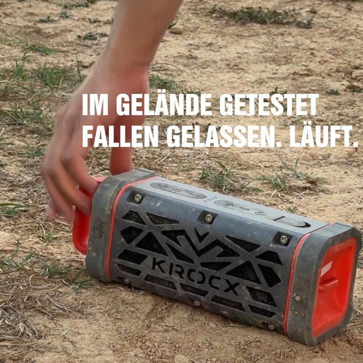 TRAVOR Aluminium Bluetooth Lautsprecher mit Magnet für Reise &amp; Camping | TWS &amp; Bass Boost für Camp,