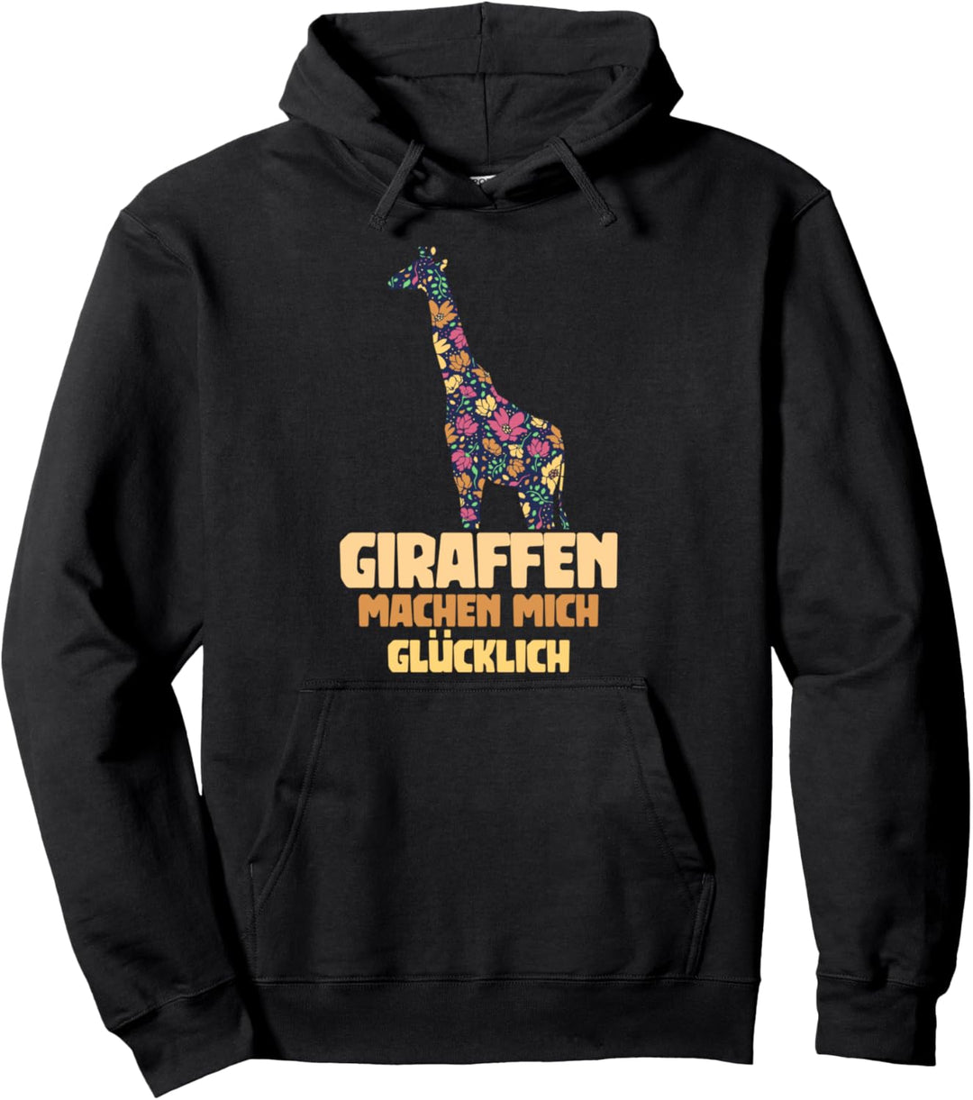 Giraffen machen mich glücklich Vintage Giraffe Pullover Hoodie