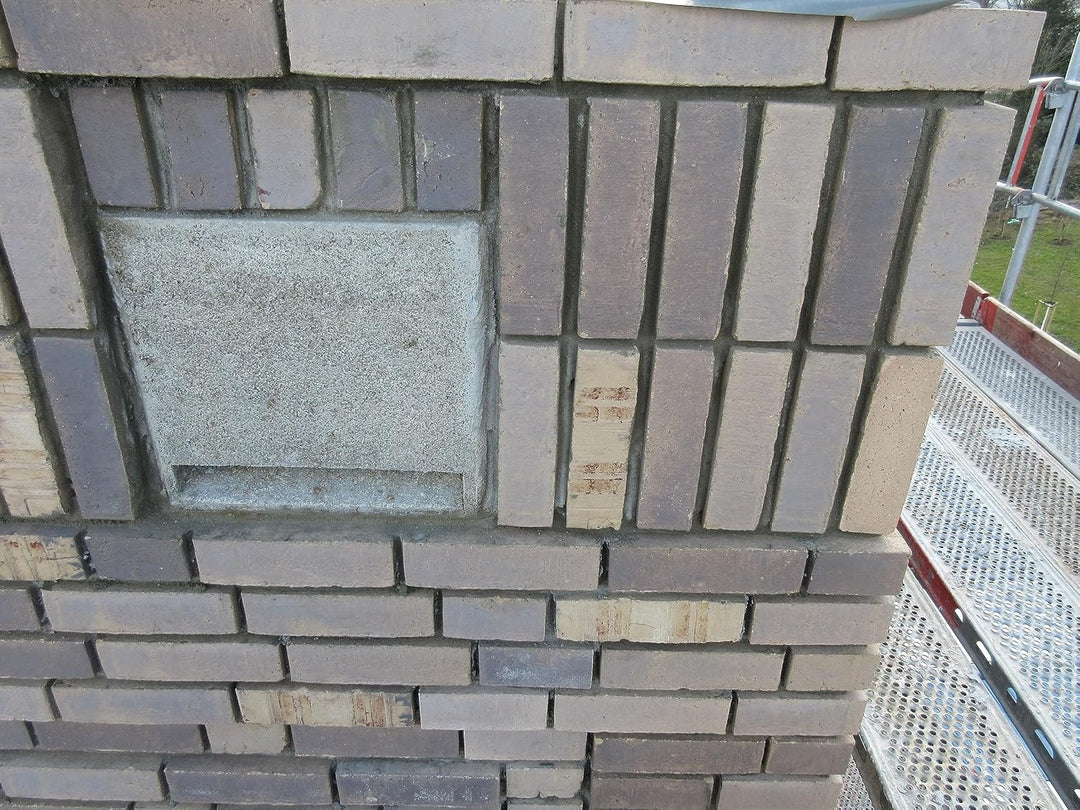 Fledermaus Einbaustein aus Holzbeton 80x240mm | Wetterfest | Fledermausquartier | Fledermauswochenst