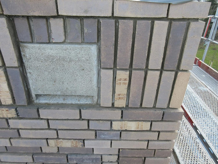 Fledermaus Einbaustein aus Holzbeton 80x240mm | Wetterfest | Fledermausquartier | Fledermauswochenst