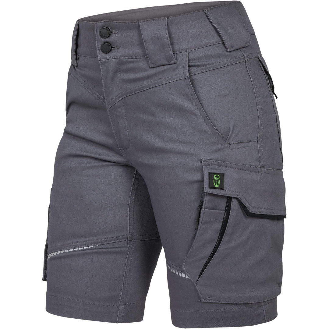 Leibwächter Kurzehose Damen Shorts Flex LINE grau-schwarz Nr. FLXDK27 Grösse 40