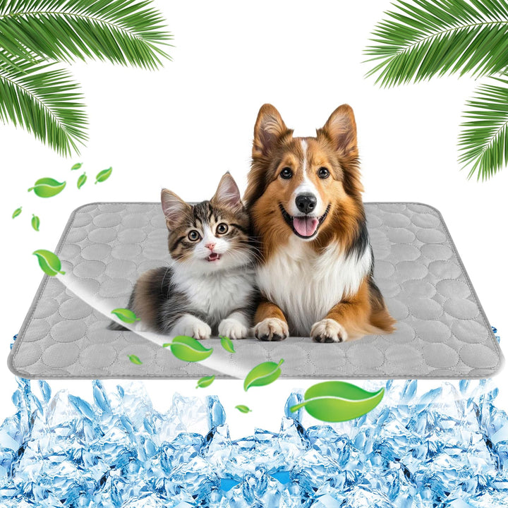 Kühldecke Katze Kühlmatte für Kaninchen 70×55cm Kühlkissen Hund Hunde Kühlende Hundehütte Kühl Unter