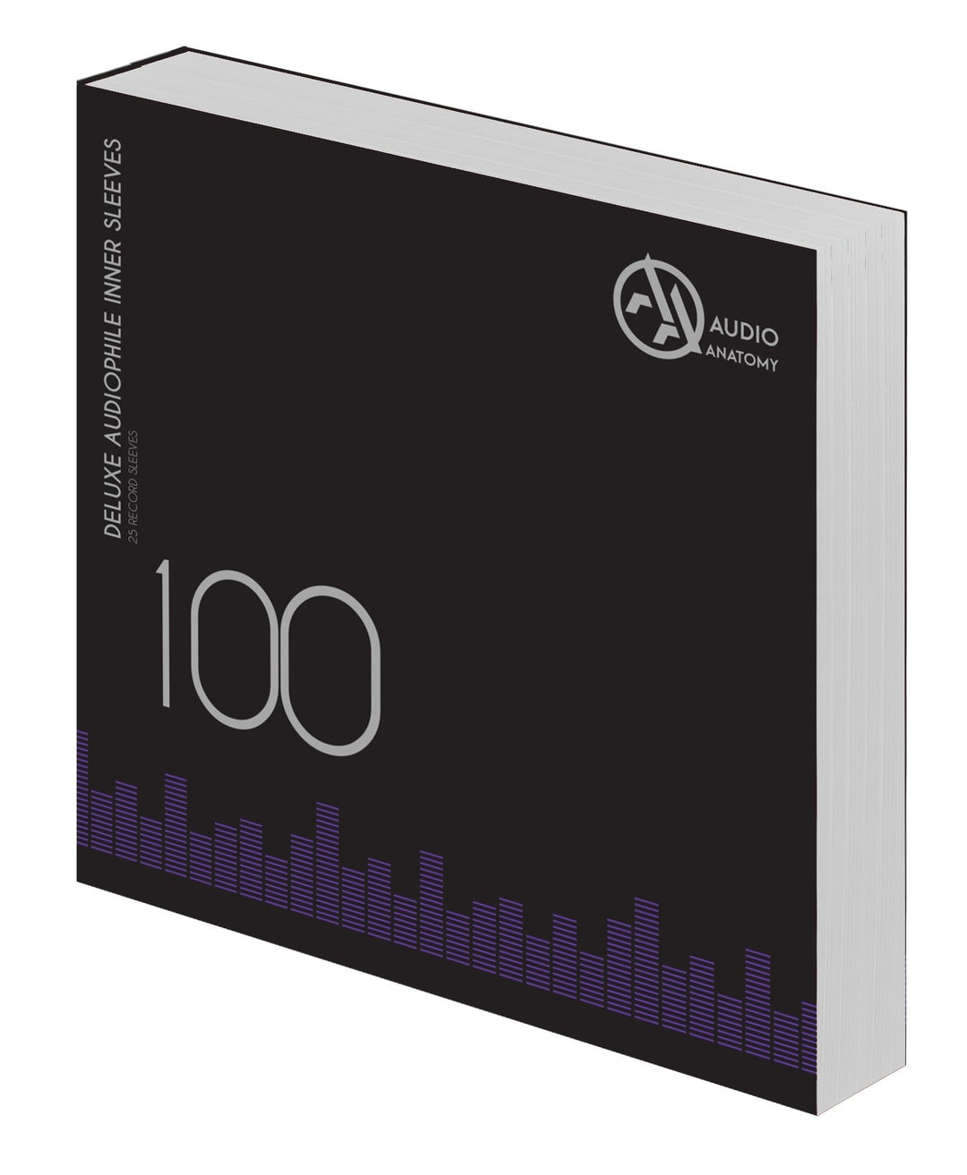 Audio Anatomy Vinyl-Innenhüllen 12" - Weiss, 100 Stück