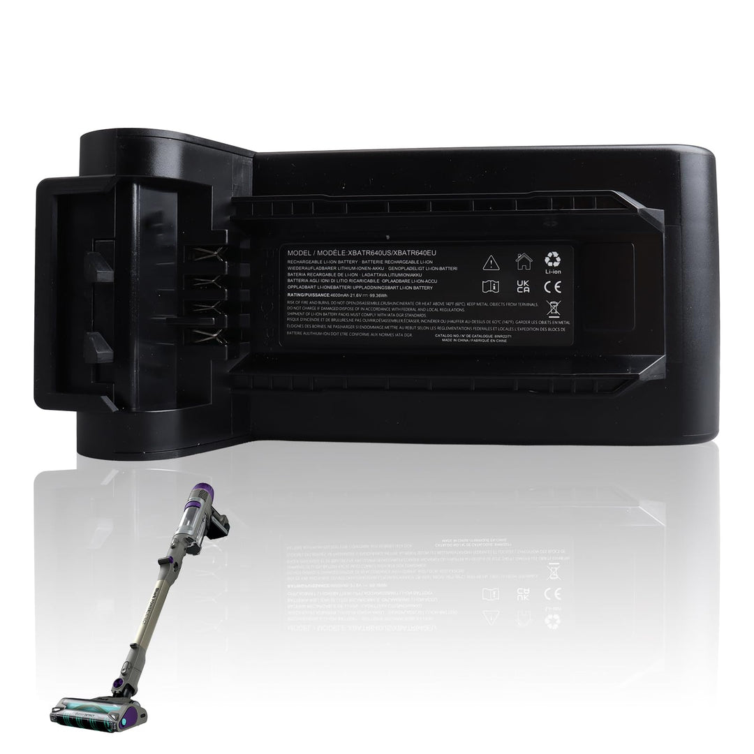 4600mAh 21.6V XBATR640EU Ersatzakku Kompatibel mit Shark IP1251 IP1250 IP1255 IP1251C IP1220 IP1220C