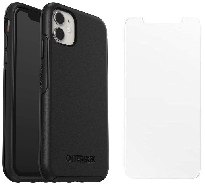 OtterBox Symmetry Elegante und dünne Schutzhülle für iPhone 11 Schwarz - 6.1 Zoll & Clearly Protecte