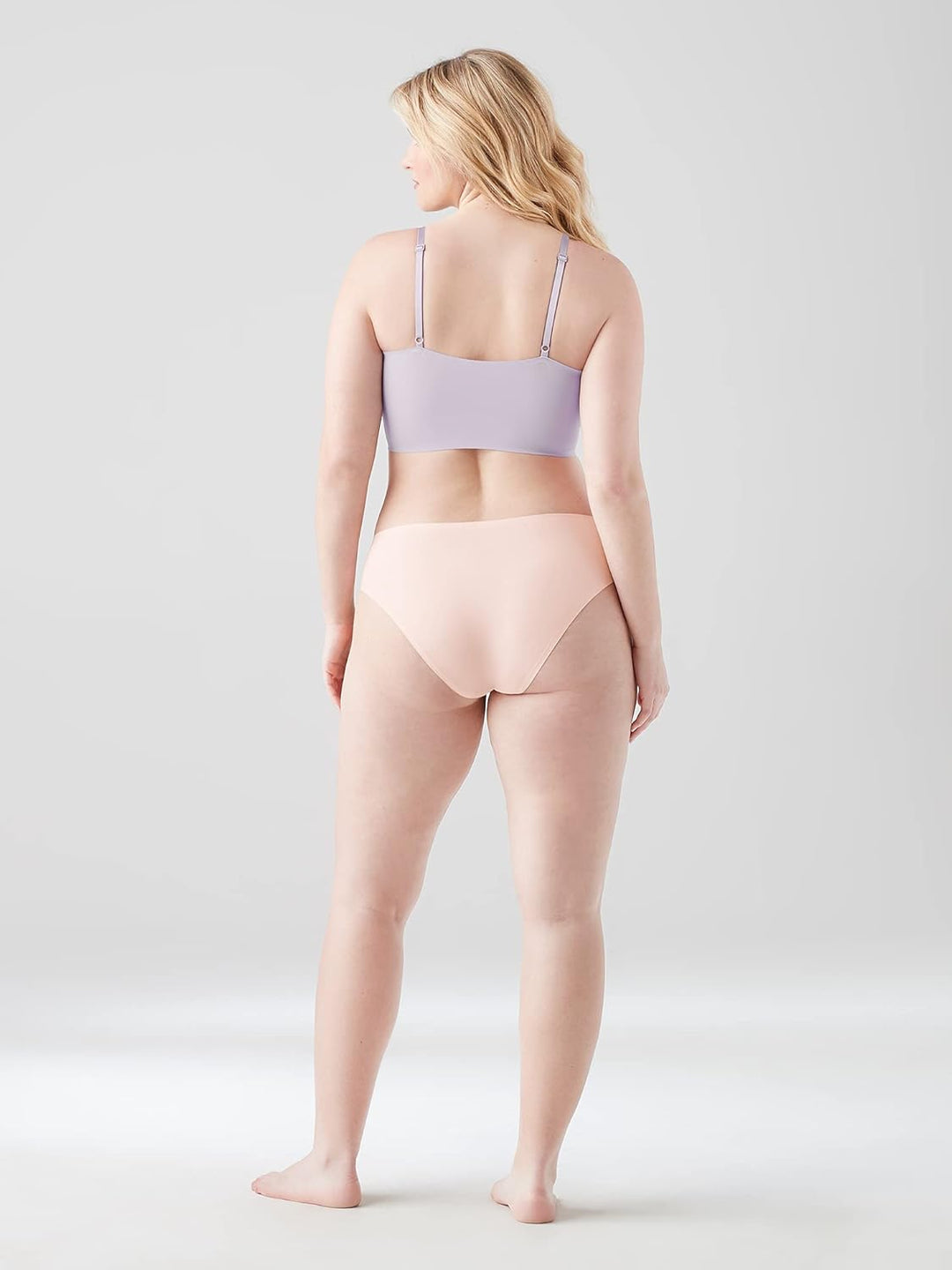 True & Co Damen True Body Lift Triangle Adjustable Strap Bra BH (Small) 32-34A/D Lila-nebel, (Small)