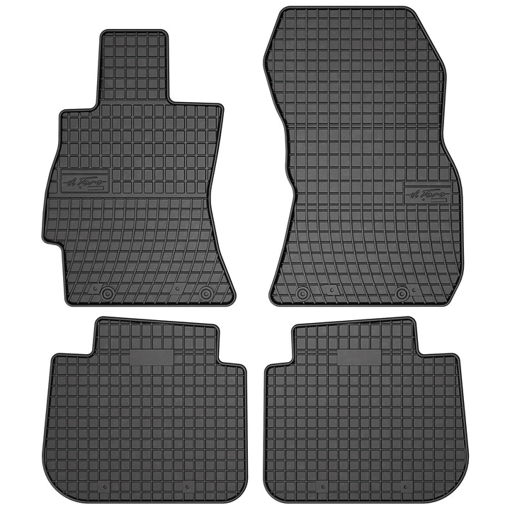M MOTOS Gummimatten Auto Fussmatte passt für Subaru Forester III 2008-2013 Verbessern Sie Ihren Reis