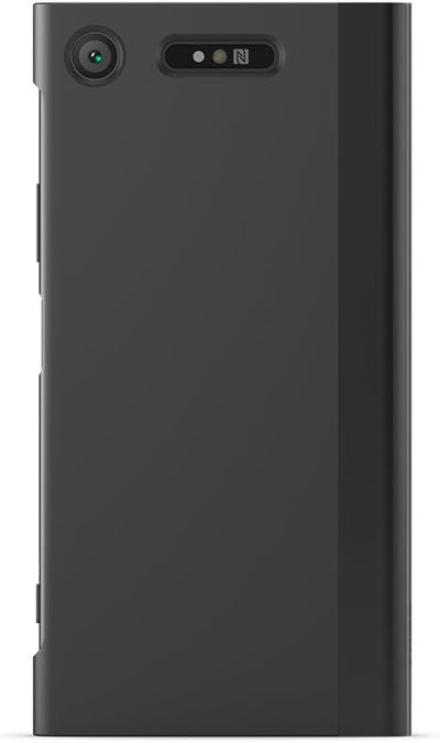Sony "Style Cover Touch SCTG50 Bookcover mit transparentem Displayschutz für Xperia XZ1, Schwarz