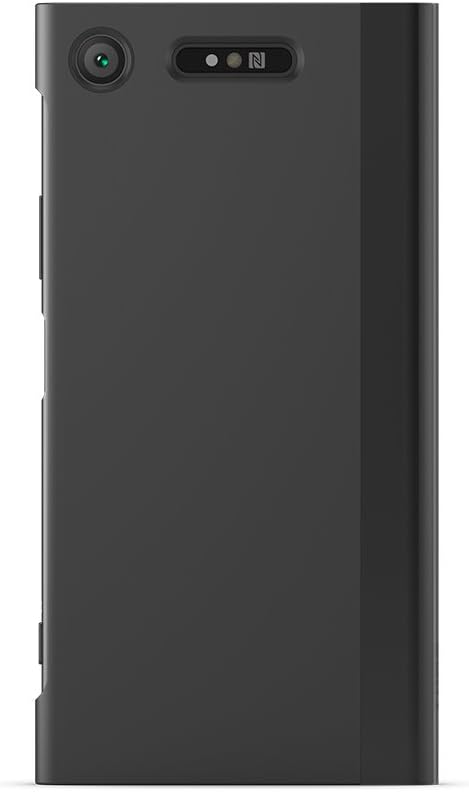 Sony "Style Cover Touch SCTG50 Bookcover mit transparentem Displayschutz für Xperia XZ1, Schwarz