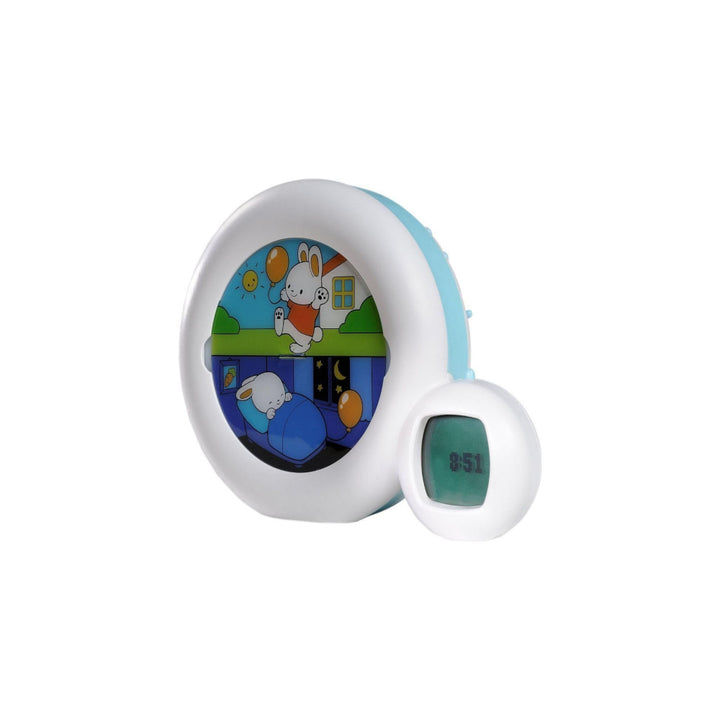 Pabobo - 5 in 1 pädagogischer Tag-Nacht-Wecker mit Display für Moon Kinder 0-3 Jahre