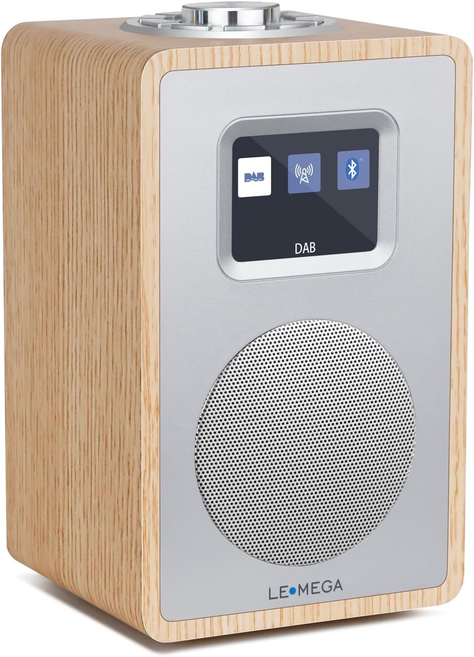 LEMEGA CR4+ DAB Radio Mit Bluetooth (Holzgehäuse,Tragbares DAB Plus Radio,Küchenradio,UKW-Radio,Dopp