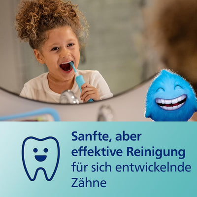 Philips Sonicare For Kids, elektrische Schallzahnbürste mit App, für Kinder ab 3 Jahren, mit SmarTim