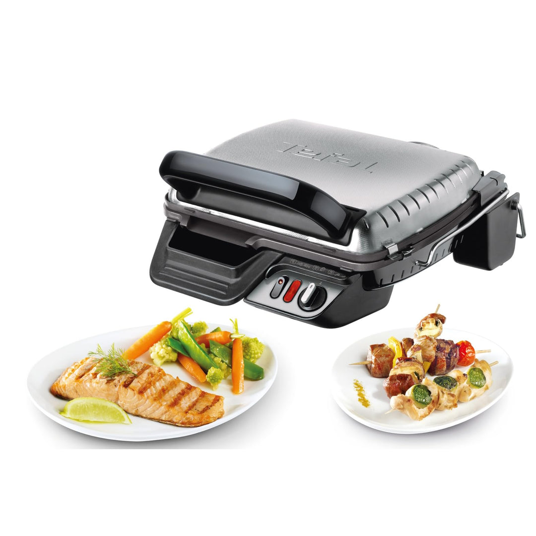 Tefal Kontaktgrill 2in1 GC3050 | Sandwichmaker | aufklappbar als Tischgrill/BBQ mit doppelter Grillf