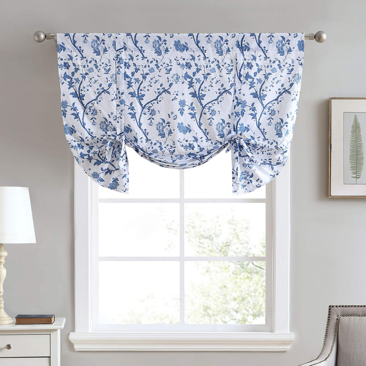 Laura Ashley Home Kollektion Elise Stilvoller Blumendruck Volant-Vorhang, schicke dekorative Fenster