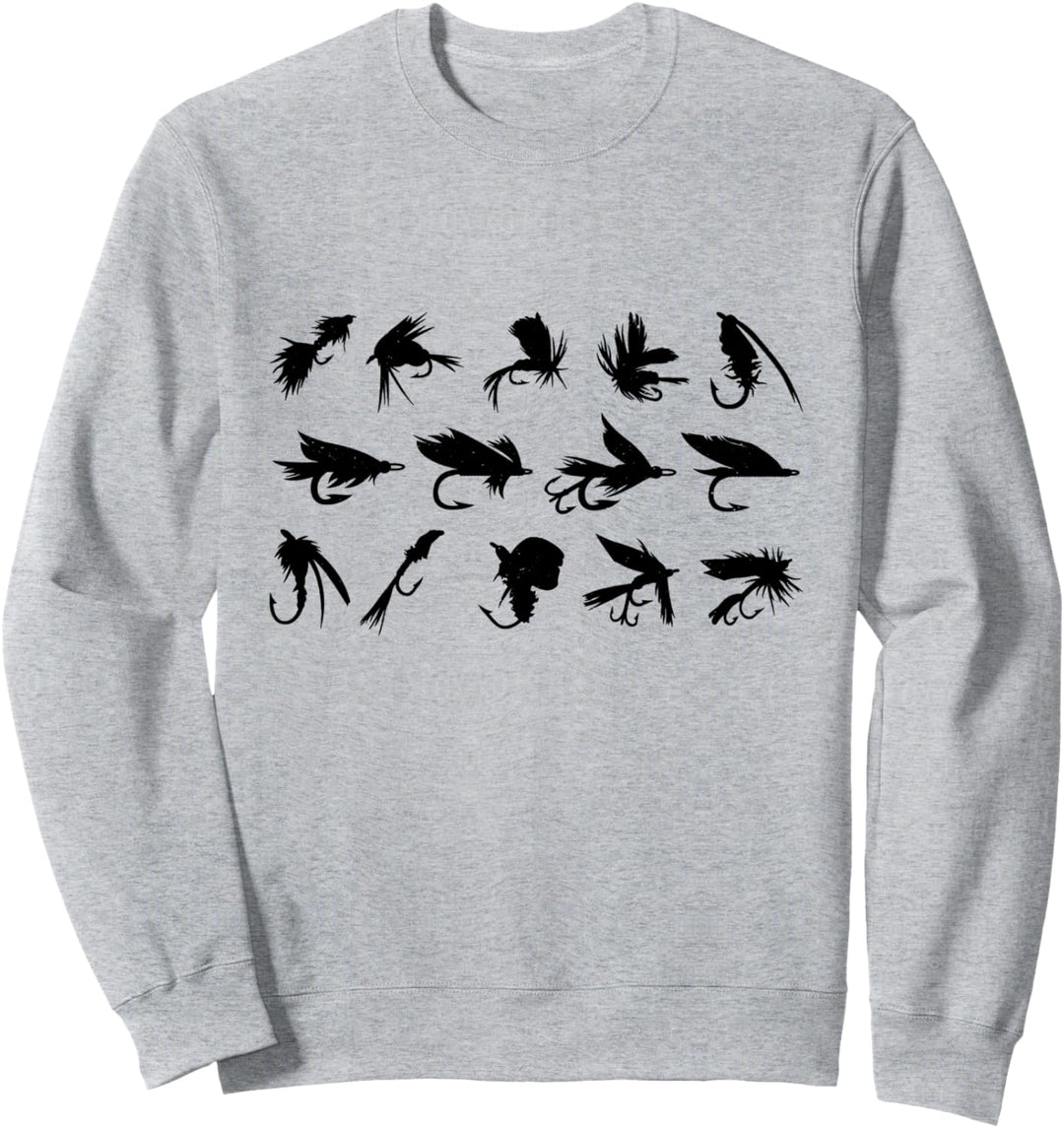 Fliegenfischen Angeln Angler Fliegenfischer Geschenk Sweatshirt