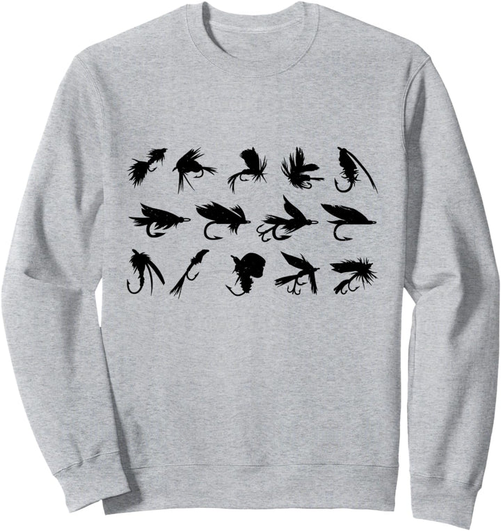 Fliegenfischen Angeln Angler Fliegenfischer Geschenk Sweatshirt