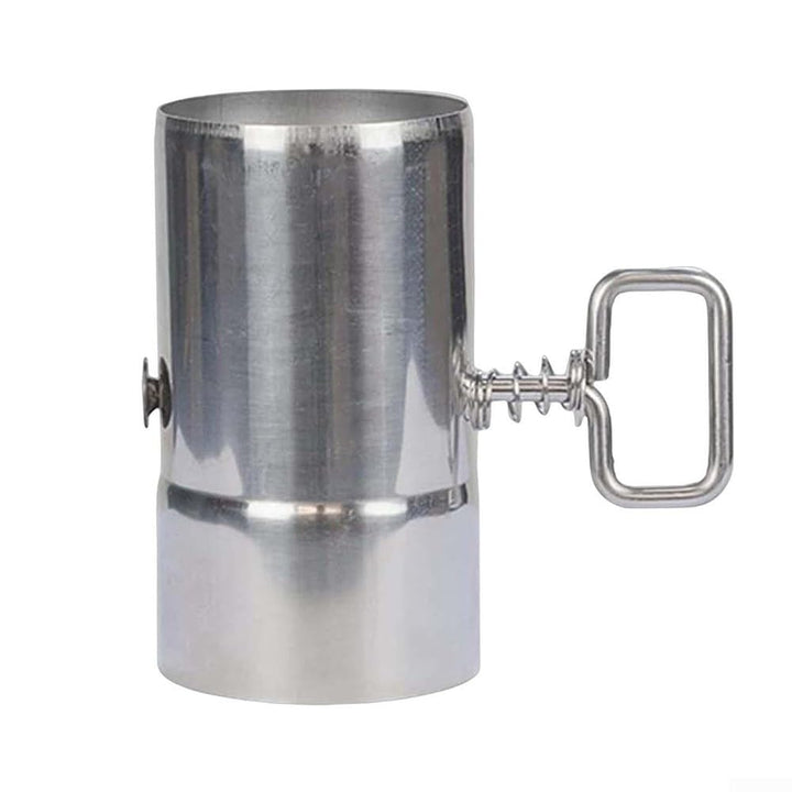 Ofenrohr für den Aussenbereich, 60 mm Edelstahl-Kaminrohr mit verstellbarem Dämpfer, Outdoor-Ofen, K