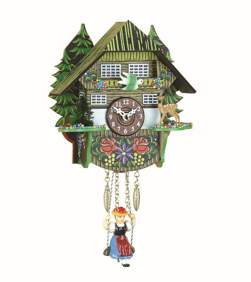Trenkle Kuckulino Schwarzwalduhr Schwarzwaldhaus mit Quarzwerk und Kuckuckruf TU 2023 SQ