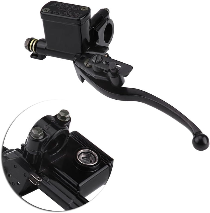 Hauptbremszylinder 7/8 "22mm Quad ATV vorne links Bremspumpe, universelle linke Bremskupplung Hauptb