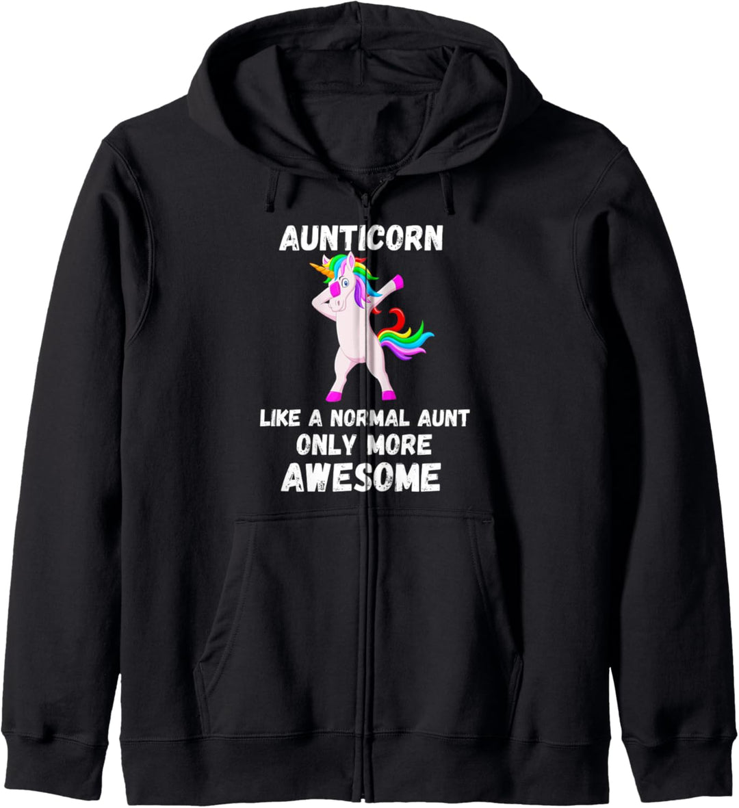 Tante Horn wie eine Tante nur tolles tupfendes Einhorn Kapuzenjacke