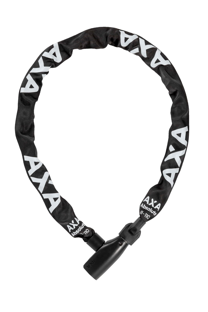 AXA Absolute 8-110 Kettenschloss – Länge 110 cm – Sicherheitsstufe 9 – Stahlglieder 8 mm – Hohe Sich