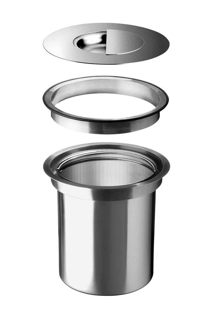 BLANCO SOLON-IF | Edelstahl | 30er Unterschrank | System zur Montage in Arbeitsplatten | 1 x 7l Eime