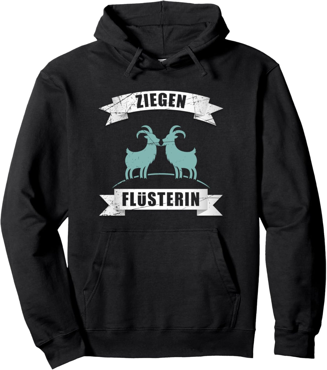 Bauernhof Tier Geschenk für Ziegen Flüsterin Damen Ziege Pullover Hoodie