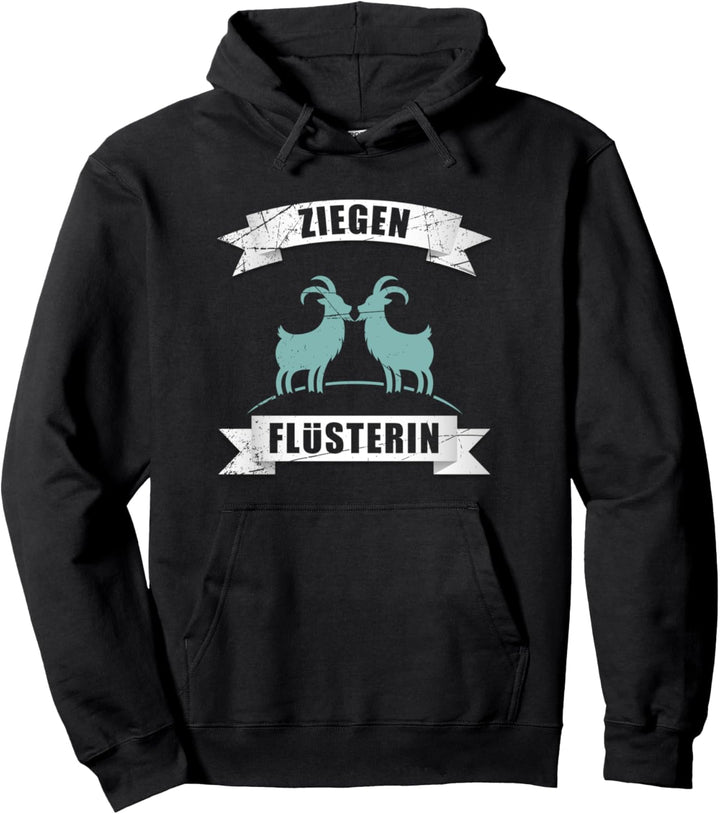 Bauernhof Tier Geschenk für Ziegen Flüsterin Damen Ziege Pullover Hoodie