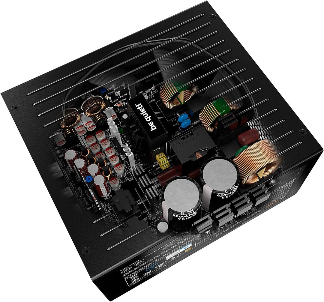 be quiet! Straight Power 11 850W PC Netzteil, ATX, mit Kabelmanagement, 80plus Gold, schwarz, BN284