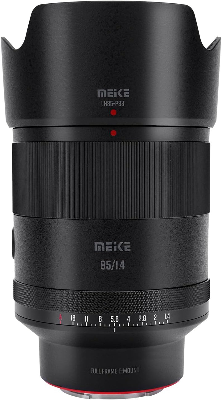 Meike 85mm F1.4 Autofokus Vollformat STM Schrittmotor Portraitobjektiv Kompatibel mit Sony E Mount K