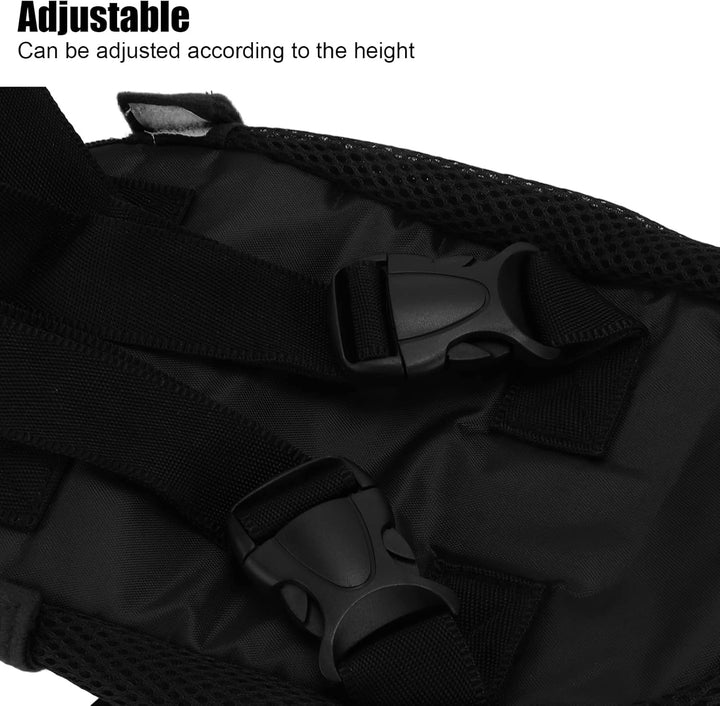 Haustier-Frontträger-, Haustier-Brustrucksack aus Nylon für Reisen, Fahrrad, Wandern, Motorrad (L) L