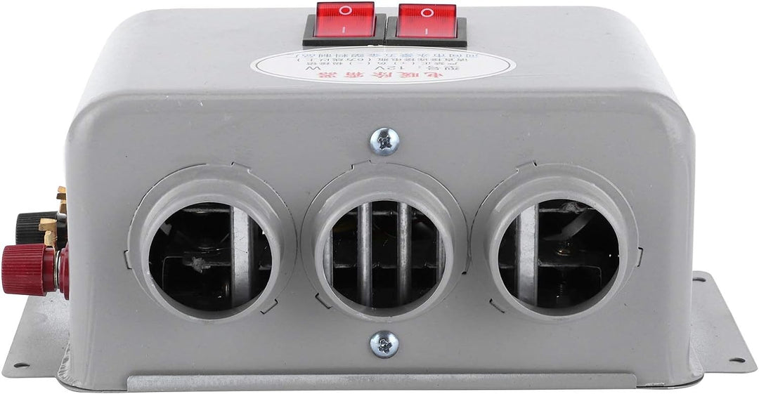 Auto Heizung Auto Glas Defroster, 12V kompakte Autoheizung 3 Loch 600W-800W Winter Schnellheizung Wä