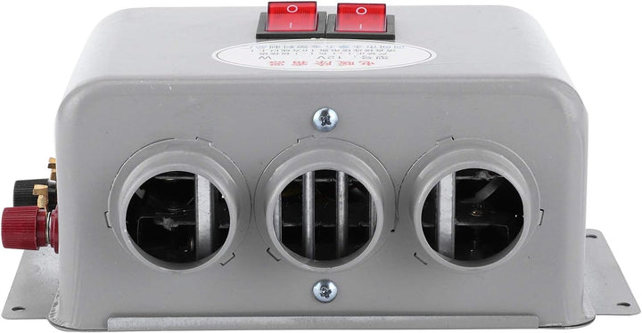 Auto Heizung Auto Glas Defroster, 12V kompakte Autoheizung 3 Loch 600W-800W Winter Schnellheizung Wä