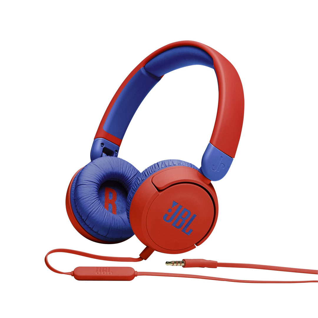 JBL JR 310 - Kinder On-Ear-Kopfhörer (rot/blau)