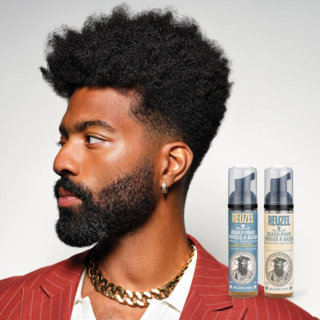 Reuzel Beard Foam, Reduces Beardruff And Itchy Skin, 70 ml