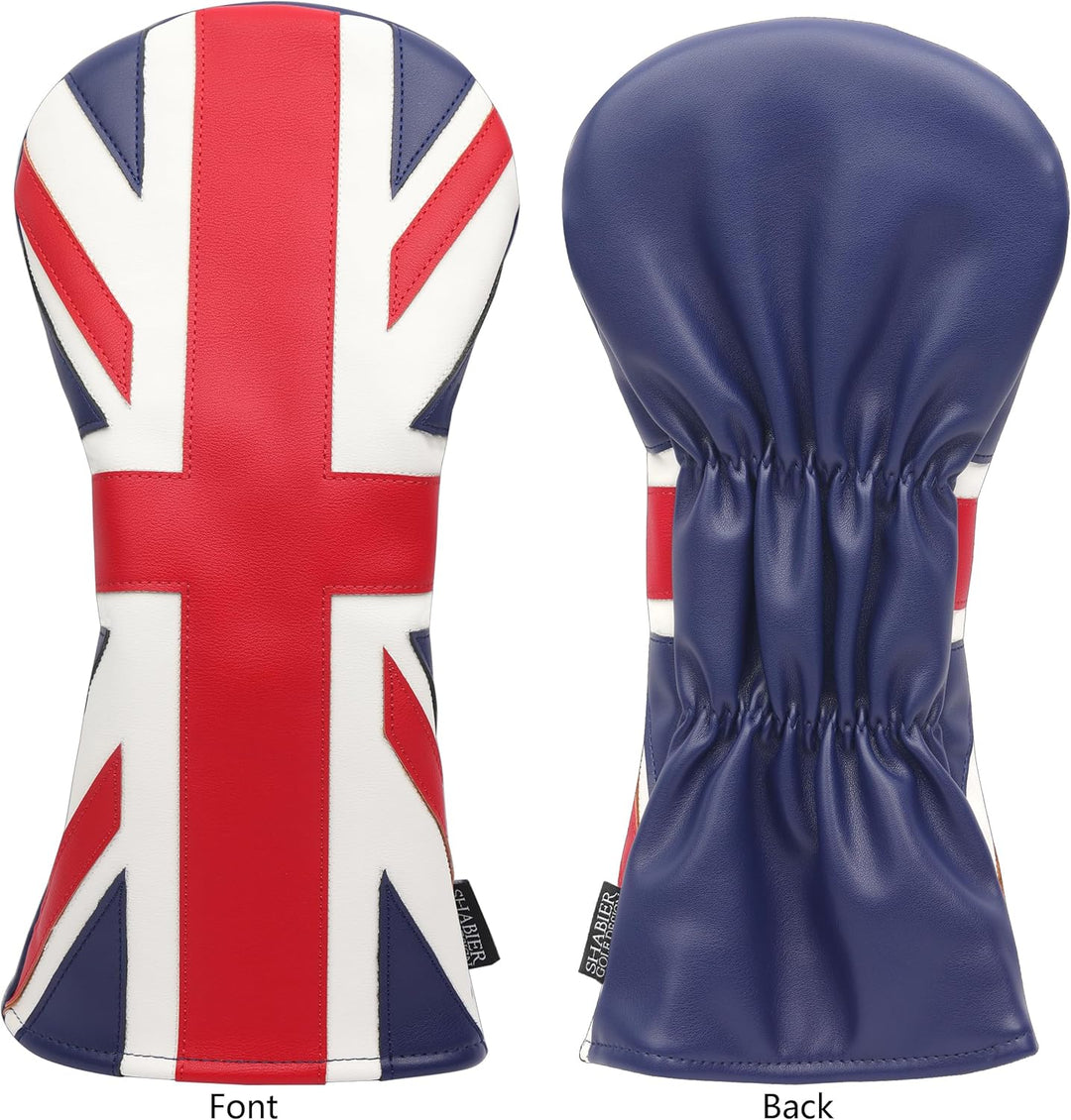 SHABIER United Kingdom Golfschlägerhaube, Golfschlägerhaube, Holz Blau,Rot,Weiss, Blau,Rot,Weiss
