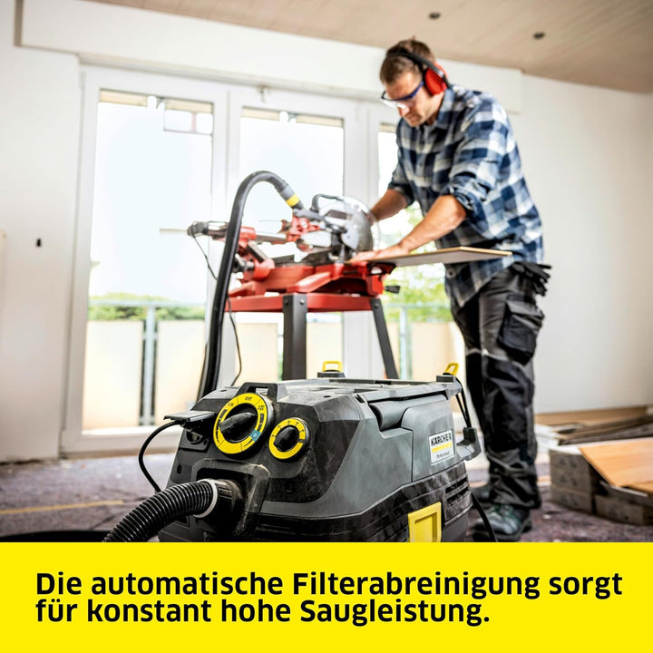 Kärcher Nass- und Trockensauger NT 30/1 Tact Te Basic M, Leistung: max. 1380 W, Flachfaltenfilter, K