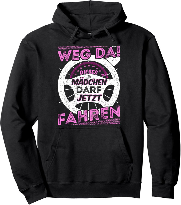Führerscheinprüfung bestanden Fahrprüfung bestanden Mädchen Pullover Hoodie