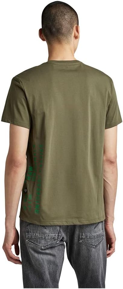 G-STAR Herren Originals T-Shirt XS Grün (Shadow Olive D22780-336-b230), XS Grün (Shadow Olive D