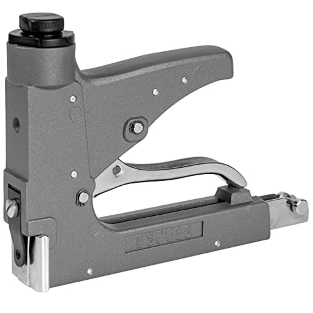 ESCO Handtacker 58 für Polstern, Robust mit Zughebel, für Klammern Typ 58, 4-14mm Standard, Standard