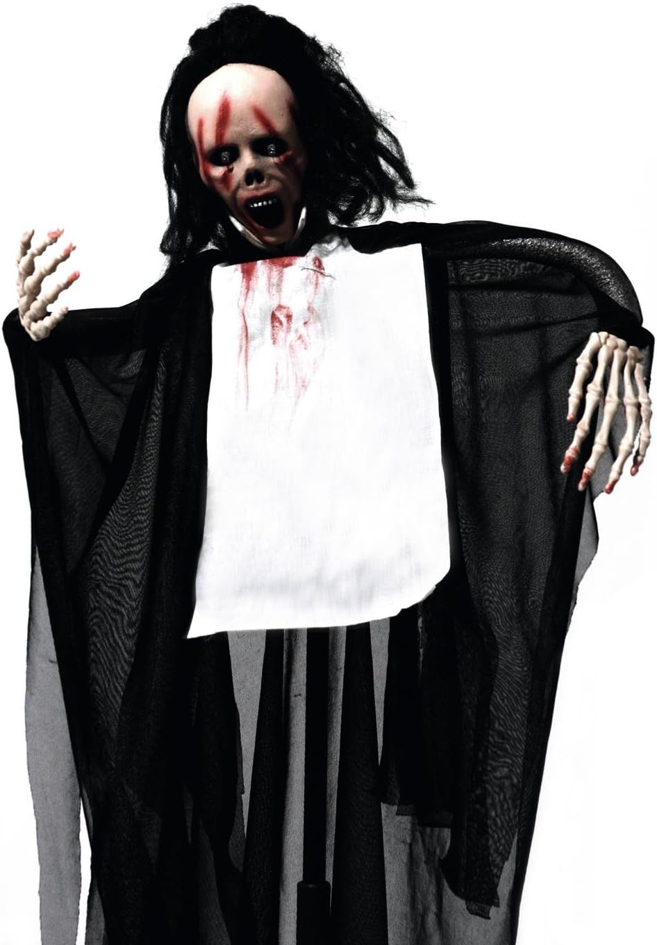 EUROPALMS Halloween Figur Geist, animiert 95cm | Halloween-Dekoration Geist