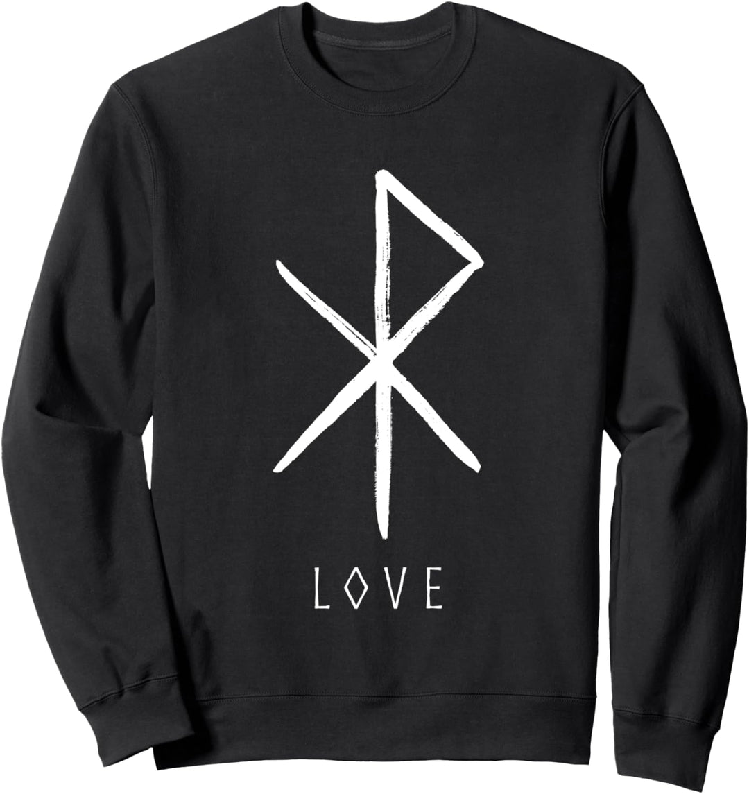 Liebe Rune - Nordische Wikinger-Bindungsrune Sweatshirt
