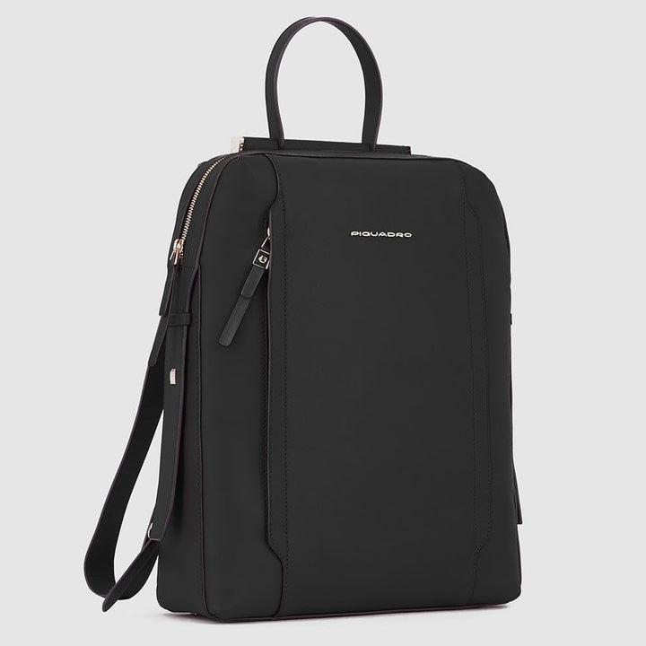 Piquadro Circle Rucksack, 36 cm, Schwarz (Nero)