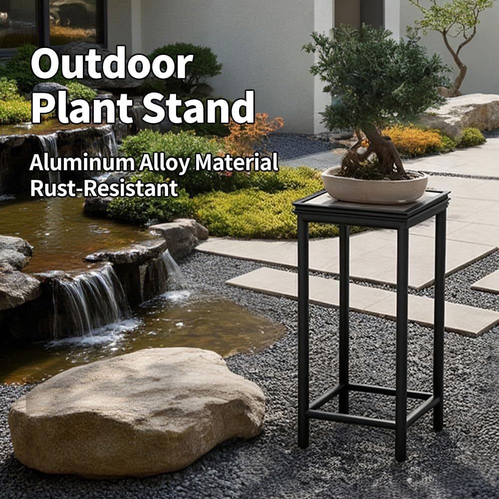 Pflanzenständer Blumenständer Draussen& Innen Aluminium, Blumenbank Pflanzen Blumenregal für Garten,